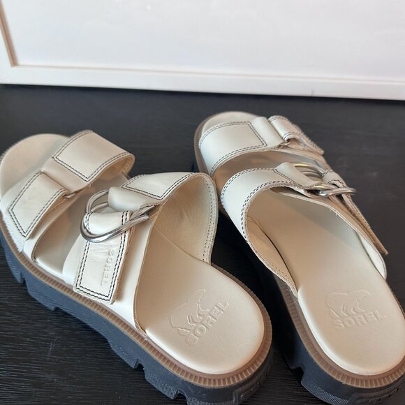 Sorel REIN CB™ Women's Slide Sandal White 7 - Picture 5 of 5